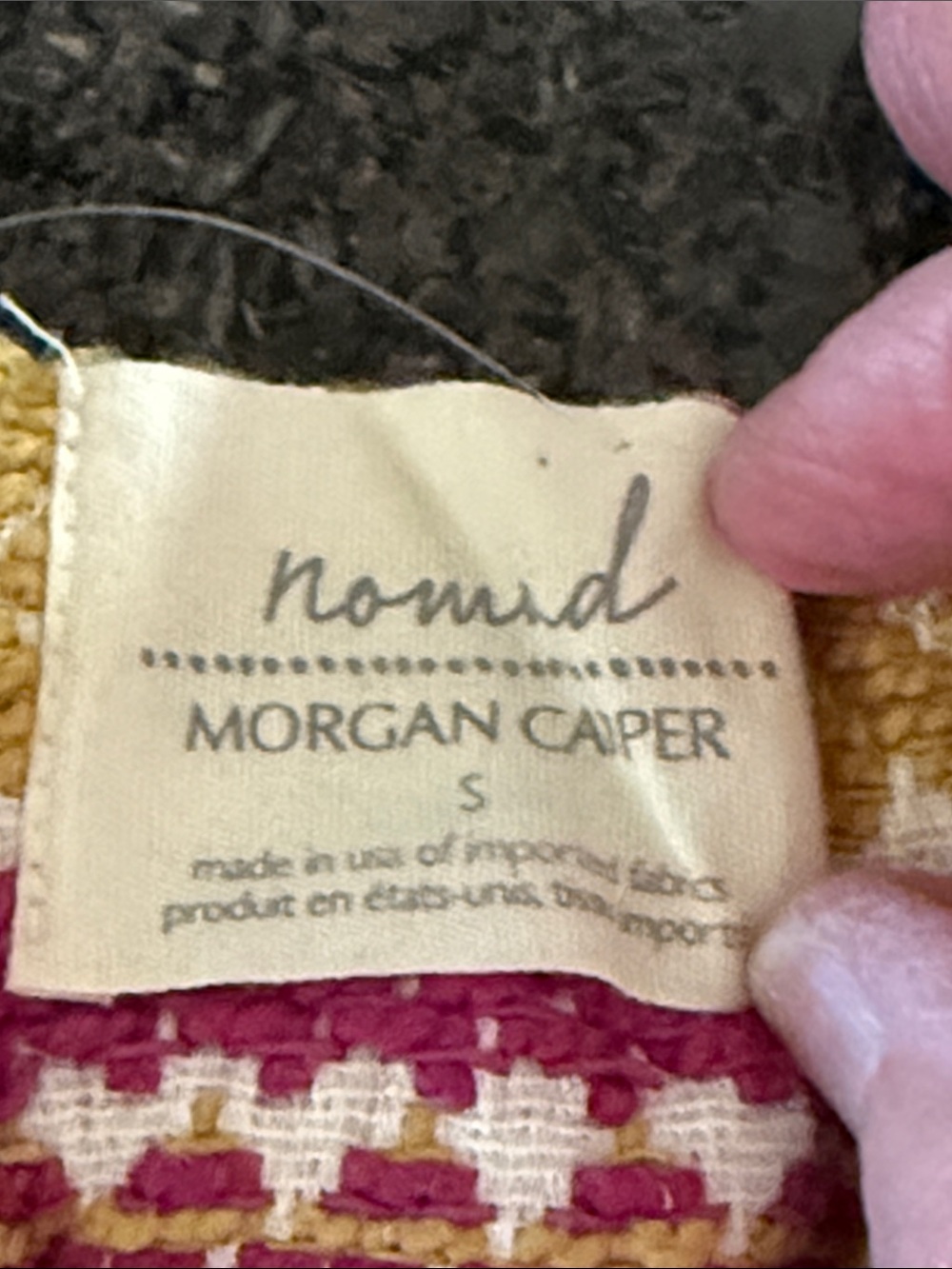 NWT Anthropologie Nomad By Morgan Carper Jacquard Multicolor  Mini Skirt - Picture 5 of 7
